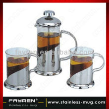 Stainless steel tea maker set/coffee maker set