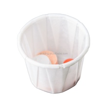Biodegradable 0.75oz Paper Condiment Souffle Portion Cups - New Design
