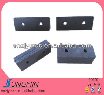 rectangle punching rubber magnets