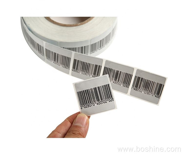 eas anti-theft supermarket security barcode rf soft label