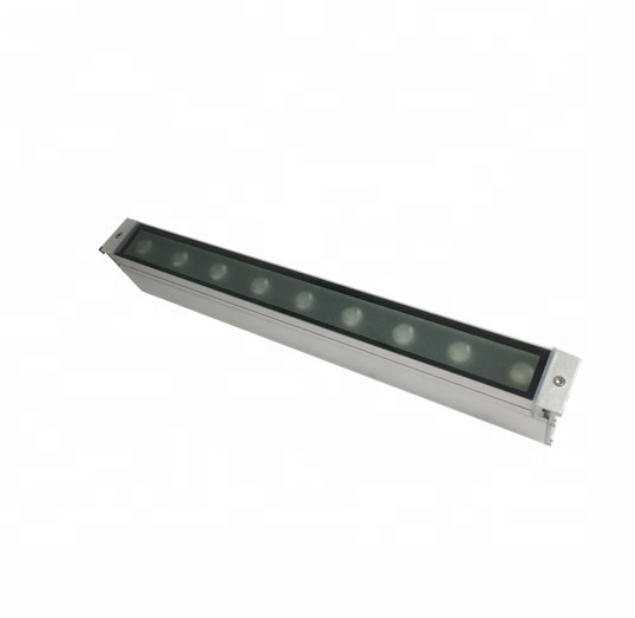 9W LED subterrâneo de luz quadrada embutida