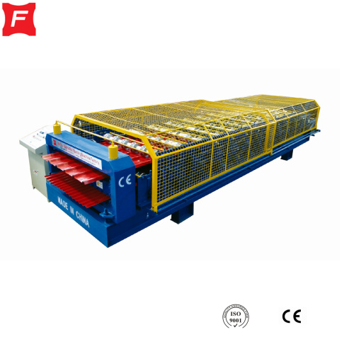 Roof corrugated and trapezoid roll forming machine