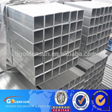 hollow section/squared steel tube/galvanized square steel pipes