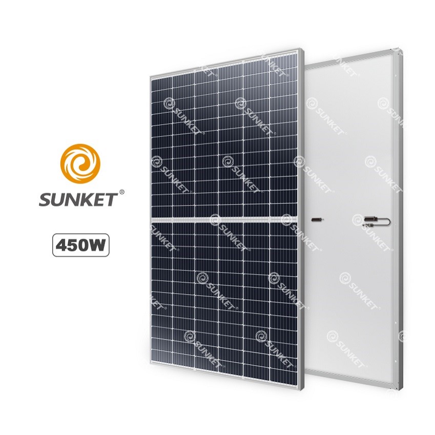 Semua Panel Solar 450W 450W Hitam 450W Panel Solar 450W