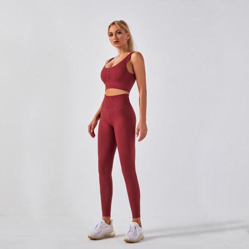 Active Wear High Waist Two Piece