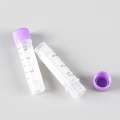 laboratorio Use la temperatura ultra baja PP cryovials transparente 1.5 ml