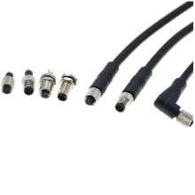 M5 3P Male Straight Communication Cables Unshielded Wires & Cable