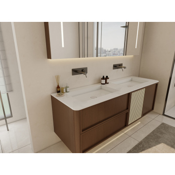 Деревянная деревянная ванная комната из нержавеющей стали