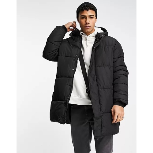 Mens Long Puffer Coat