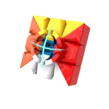 Turning Magnetic Magic Puzzle Game - Solid Color Cube