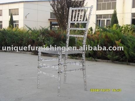 UC-RC02 Crystal Resin Wedding Chair Rental