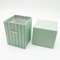 Mint Green Perfume Scented Candle Cardboard Gift Box