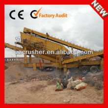 YDS200 mobile construction waste recycling crushing and screen plant