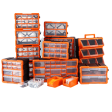 Plastic Parts Drawer Storage Solutions for Hardware and Craft Cabinets