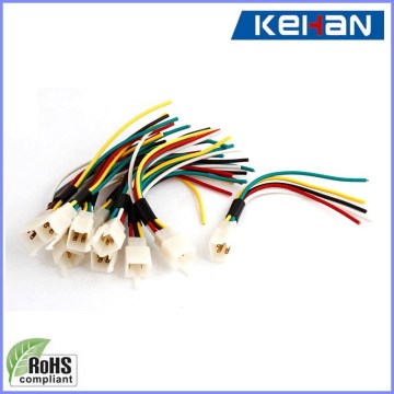 Factory OEM ODM ISO ROHS compliant custom motorcycle wiring harness connectors, scooter wiring harness connectors