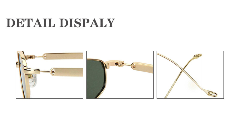 Mellume Geometric Polygon Bold Fashion Metal Polarized Sunglasses ME2129-detail Mellume Geometric Polygon Bold Fashion Metal Polarized Sunglasses ME2129-detail