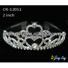 Heart Bridal Accessories Hair Crowns