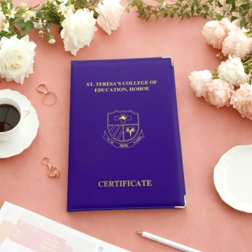 Personalized Graduate Certificate Cover Design