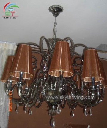 fabric shade art glass decoration lighting