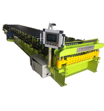 Roof tile sheet double layer roll forming machine