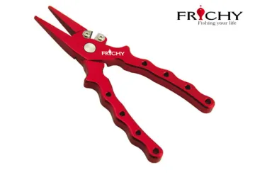 Mini Kiwi-shaped 6.5" Red Aluminum Fly Fishing Pliers With Long Nose For Hook Removal