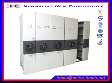 Smart mobile intensive shelves cabinet design