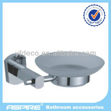 Glass soap dish holder