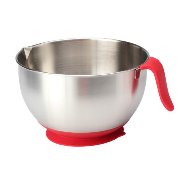 Stainless Steel Mixing Bowl With Silicone Handle