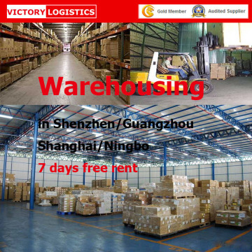 Профессиональные услуги складирования грузов в Шэньчжэне, Гуанчжоу, Шанхай, Китая (хранение на складах)