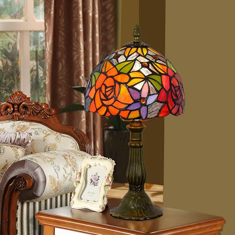 Elegant Glass Table Lamp for Bedroom and Living Room