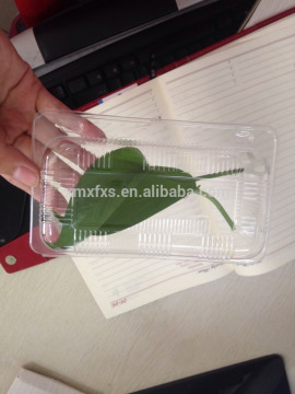 clamshell disposable snack packing container