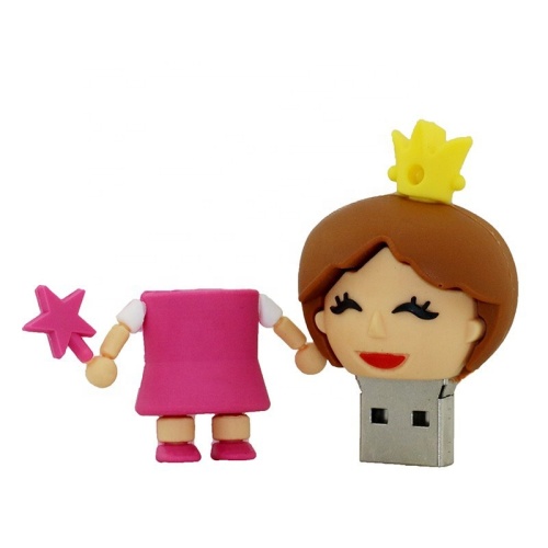custom PVC USB flash drive Girls USB Flash Drive Customized Bulk Wholesale Manufactory