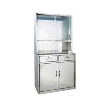 Stainless steel surface medicine cabinet