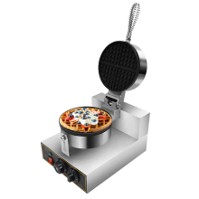 Commercial Waffle Maker with Removable Plates and Flip Function