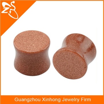 self piercing light red shiny ear tunnel ,body piercing supplies,piercing accessories