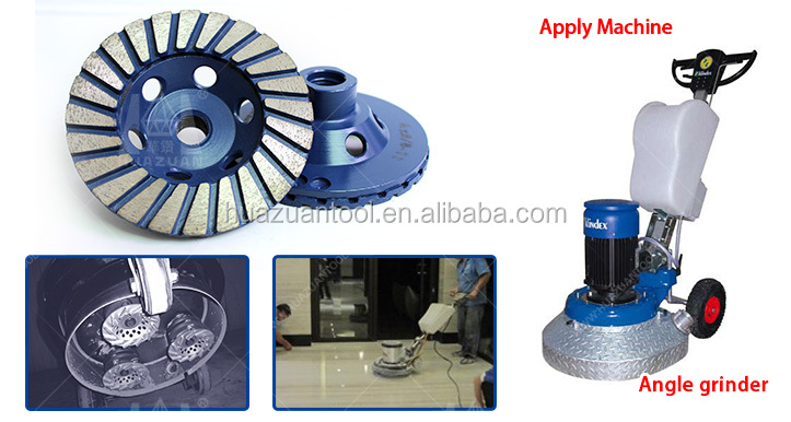 5 Inch T Type Diamond Cup Wheel for Grinding Concrete