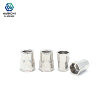Small Countersunk Head Inner Outer Hexagon Rivet Nuts