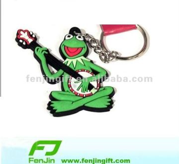 customzied shape frog keychain
