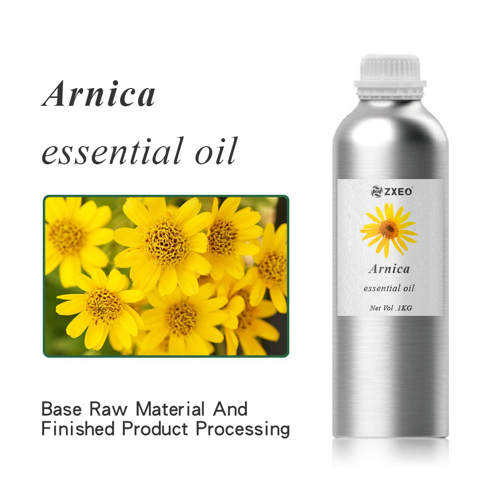 Fornecimento por atacado 100% puro e natural de grau terapêutico Arnica Novo volume