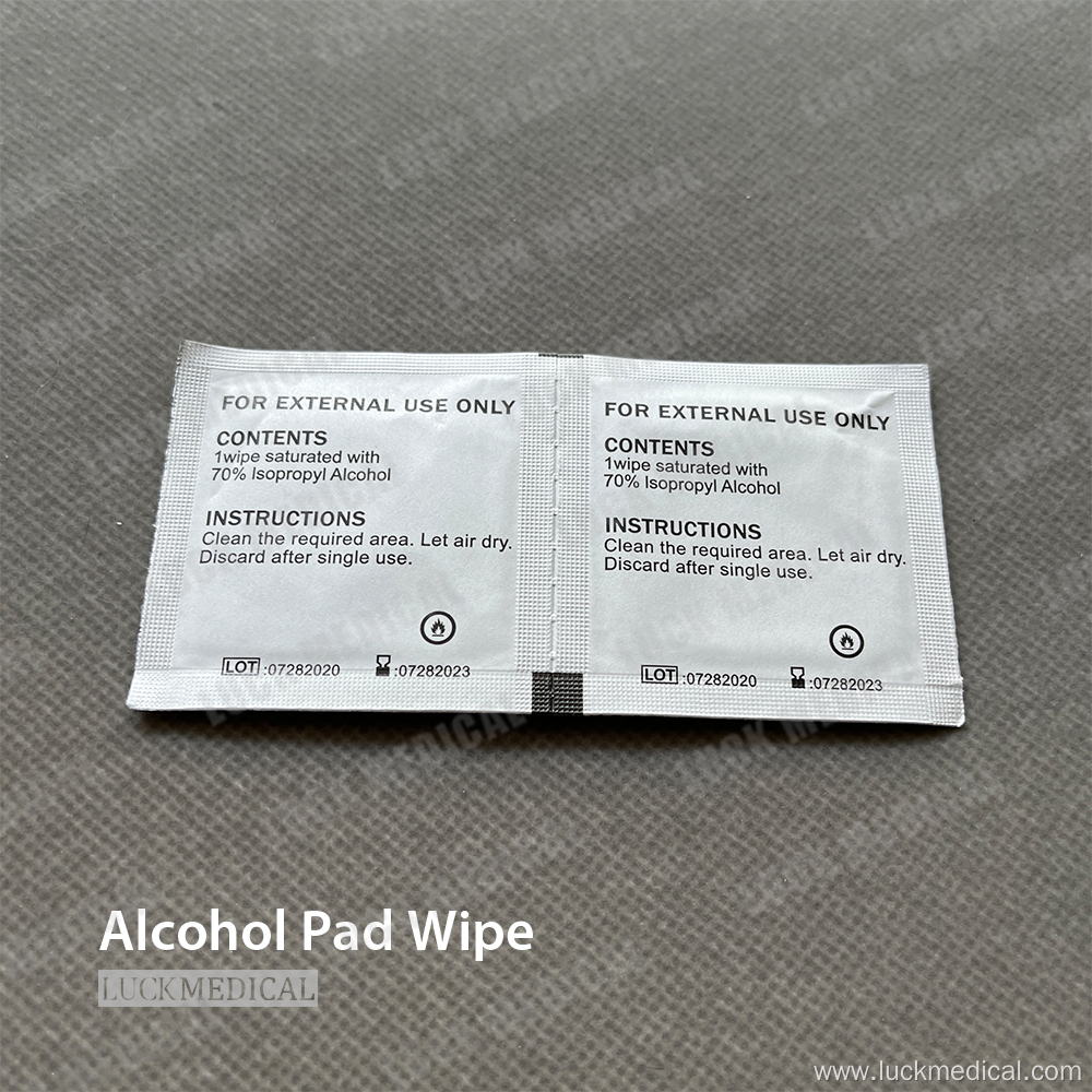 Disposable Alcohol Wipes Individually Wrapped