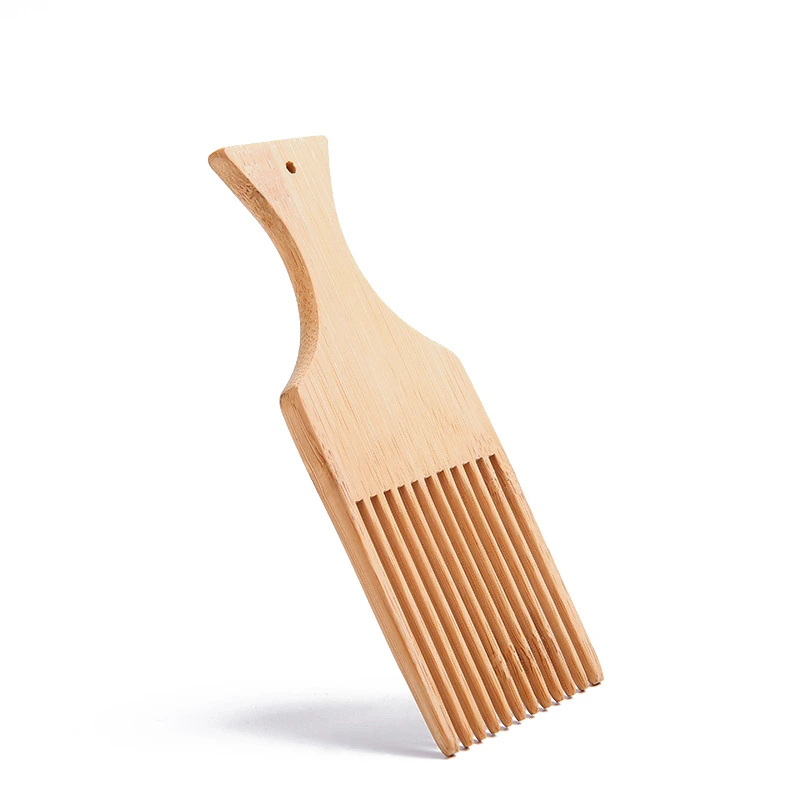 Eco-Friendly Bamboo Paddle Hair Brush for Fast Blow Drying