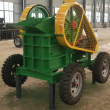 Small mobile diesel engine jaw crusher crasher machine