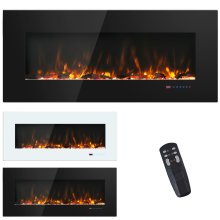  Luxstar 84 Inch Factory Hanging Electric Fireplace with Overheating Protection