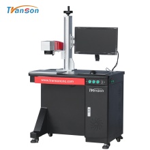 30w Fiber laser marker with desk and computer