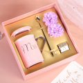 Custom Pink Gift Water Cup Bottle Packaging Box