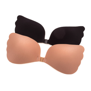 Soutien-gorge adhésif invisible en tissu de conception de forme d&#39;aile