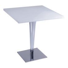 Wood Top Square Bar Table