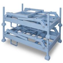 Warehouse Steel Storage Stackable And Foldable Rack