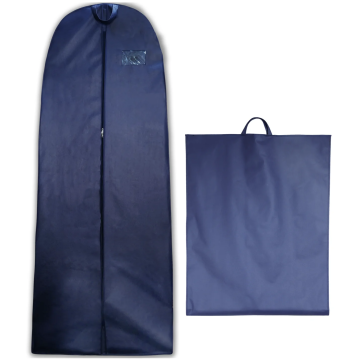 Navy Blue 60" Non Woven Fabric Wedding Dress Dust Bag with Custom Logo