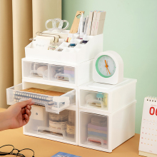 Plastic Desktop Stationery Drawer - Storage Box for Office Sundries